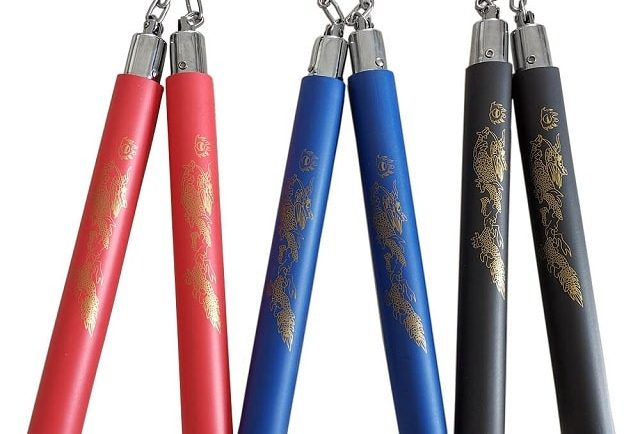 Nunchakus traditionnels Chinois-min