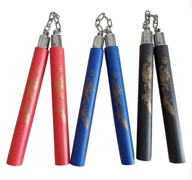 Nunchakus traditionnels Chinois-min